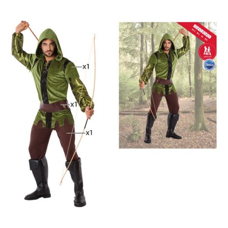 Costume per Adulti (3 pcs) Arciere Uomo