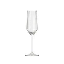Calice da champagne Inde Carre optics 6 Pezzi