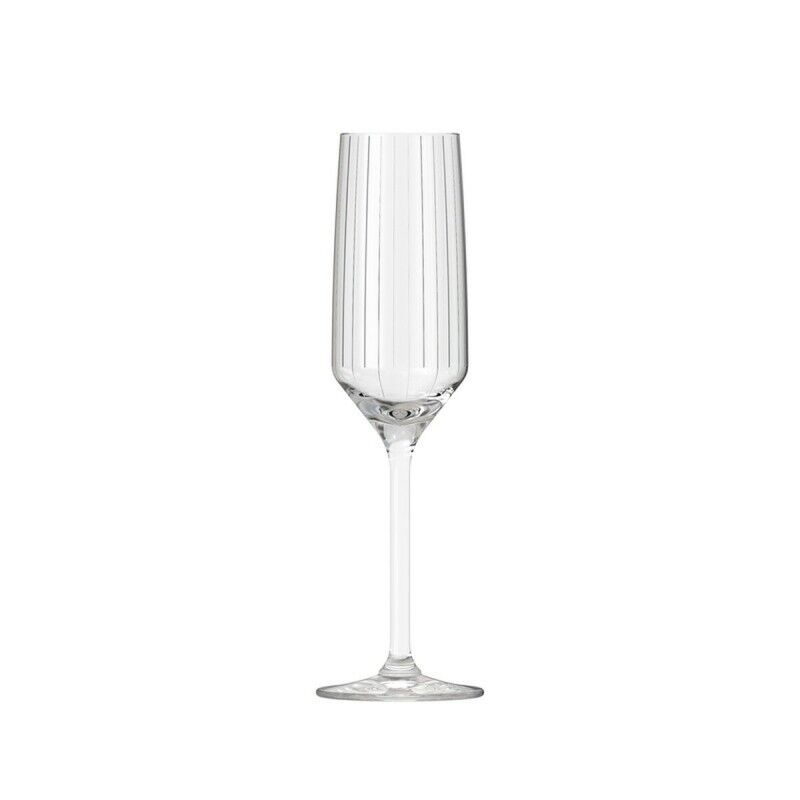 Calice da champagne Inde Carre optics 6 Pezzi