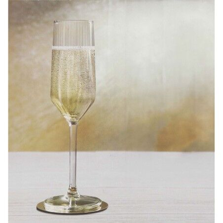 Calice da champagne Inde Carre optics 6 Pezzi