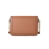 Borsa a Tracolla Michael Kors Leida Marrone 23 x 17 x 6 cm