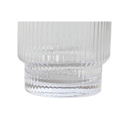 Set di Bicchieri Home ESPRIT Trasparente Dorato Cristallo 320 ml (6 Unità)