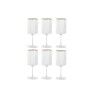 Set di Bicchieri Home ESPRIT Trasparente Dorato Cristallo 400 ml (6 Unità)