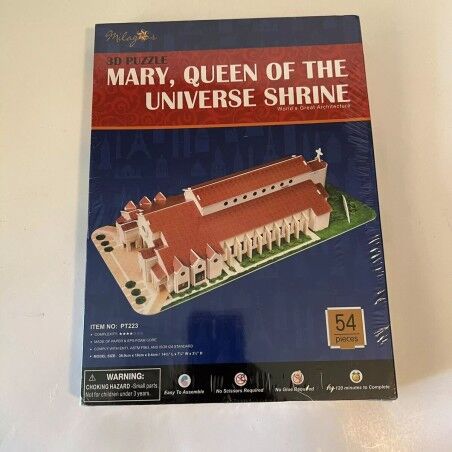 Puzzle 3D CubicFun MARY QUEEN OF THE UNIVERSE SHRINE Multicolore 54 Pezzi