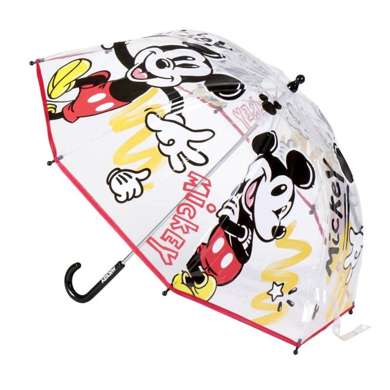Ombrelli Mickey Mouse Trasparente Ø 71 cm