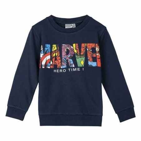 Felpa per Bambini Marvel Blu scuro