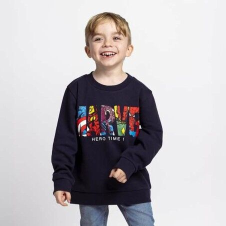 Felpa per Bambini Marvel Blu scuro
