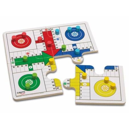 Tabellone per Parcheesi e Gioco dell'Oca Cayro 12 x 19,5 x 5 cm