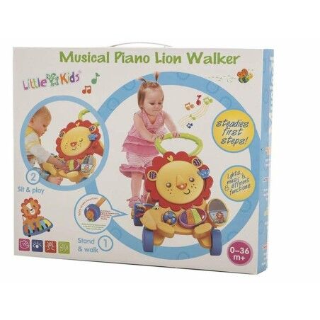 Deambulatore con ruote Activity Leone Musica Luci