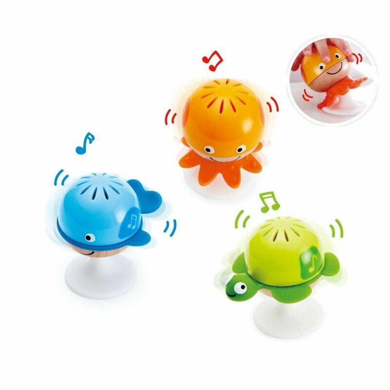 Giocattolo per bebè Hape Stay-put Animali acquatici 3 Pezzi Giocattolo per bebè Hape Stay-put Animali acquatici 3 Pezzi
