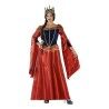 Costume per Adulti 113916 Rosso Blu Marino Regina Medievale