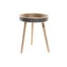 Vassoio DKD Home Decor Nero Naturale Legno 41 x 41 x 50 cm