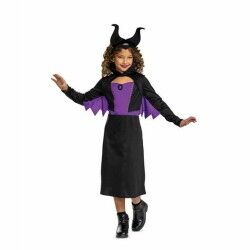 Costume per Bambini Disney Princess Malefica Classic Viola Diadema 2 Pezzi