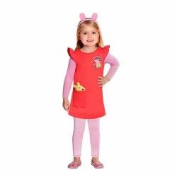 Costume per Bambini Peppa Pig 3 Pezzi