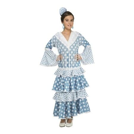 Costume per Bambini My Other Me 204374 Flamenco e Sevillanas 5-6 Anni Turchese