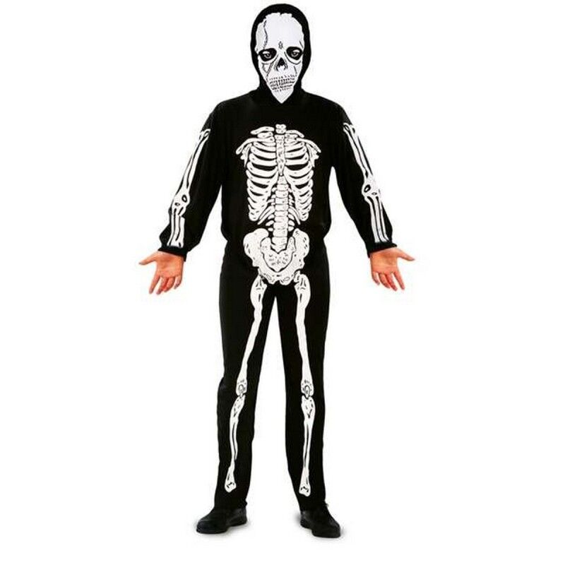 Costume per Bambini My Other Me Scheletro 7-9 Anni Nero (2 Pezzi) Costume per Bambini My Other Me Scheletro 7-9 Anni Nero (2 Pezzi)