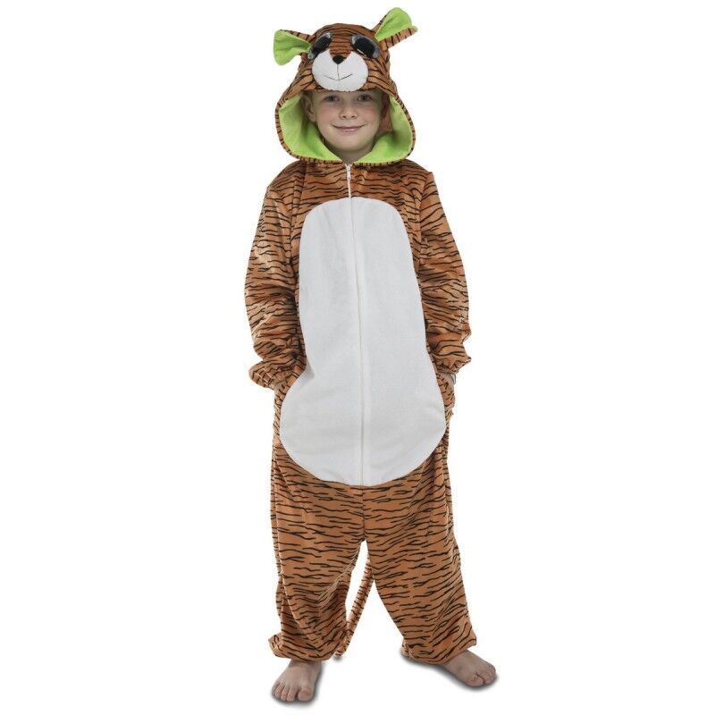 Costume per Bambini My Other Me Big Eyes Tigre 10-12 Anni Bianco