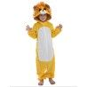 Costume per Bambini My Other Me Big Eyes Leone 10-12 Anni Bianco Nero