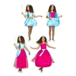 Costume per Bambini My Other Me Principessa 7-9 Anni Azzurro 2 in 1 Corpetto