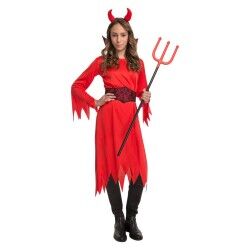 Costume per Bambini My Other Me Diavolo Donna 5-6 Anni