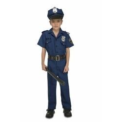 Costume per Bambini My Other Me Poliziotto 10-12 Anni Azzurro (4 Pezzi)