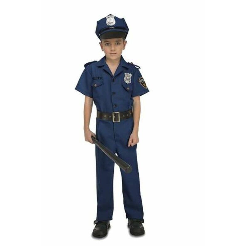 Costume per Bambini My Other Me Poliziotto 10-12 Anni Azzurro (4 Pezzi)