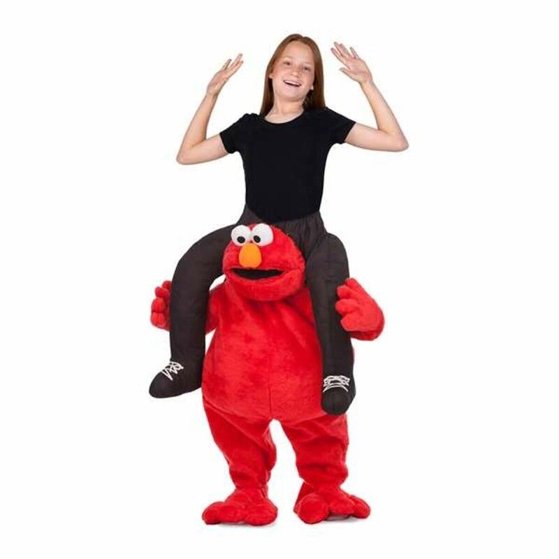 Costume per Bambini My Other Me Elmo Ride-On Rosso Taglia unica S Costume per Bambini My Other Me Elmo Ride-On Rosso Taglia unica S