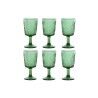 Set di Bicchieri Home ESPRIT Verde Cristallo 285 ml (6 Unità)