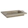 Vassoio per aperitivi Home ESPRIT Bianco Moderno Decapaggio 48 X 30,5 X 7,5 cm