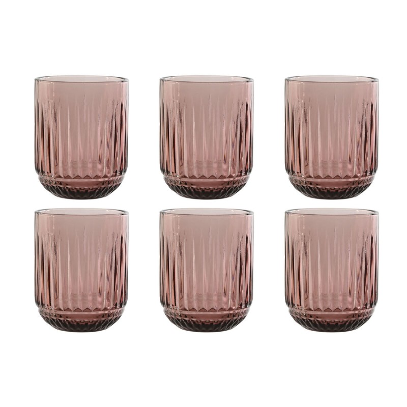Set di Bicchieri Home ESPRIT Rosa Cristallo (6 Unità) Set di Bicchieri Home ESPRIT Rosa Cristallo (6 Unità)