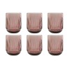 Set di Bicchieri Home ESPRIT Rosa Cristallo (6 Unità)