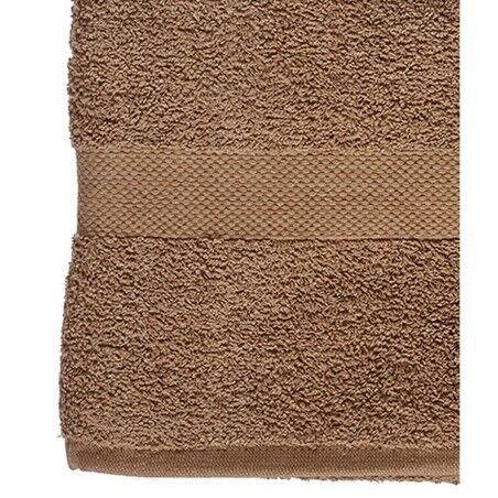 Telo da bagno Berilo 89663 Cammello 80 % cotone 20 % Poliestere 90 x 150 cm (3 Unità)