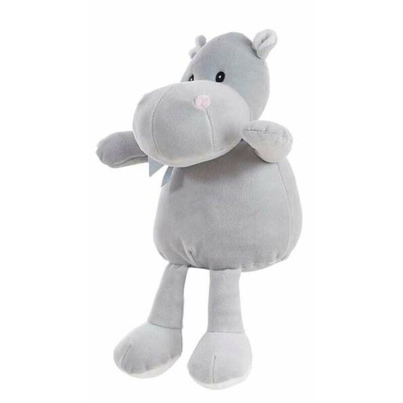 Peluche Grigio Soffice Ippopotamo 30 cm Peluche Grigio Soffice Ippopotamo 30 cm