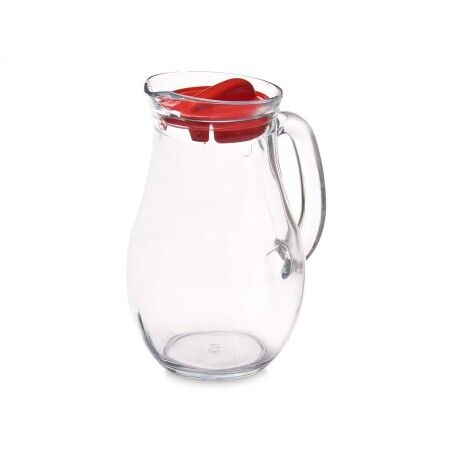 Brocca Pasabahce Bistro Rosso Trasparente Vetro Plastica 1 L