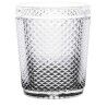 Bicchiere Vivalto P00409B/BHA6-A Trasparente Antracite Vetro Diamante 300 ml (6 Unità)