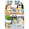 Set di 2 Puzzle Educa Bluey 48 Pezzi
