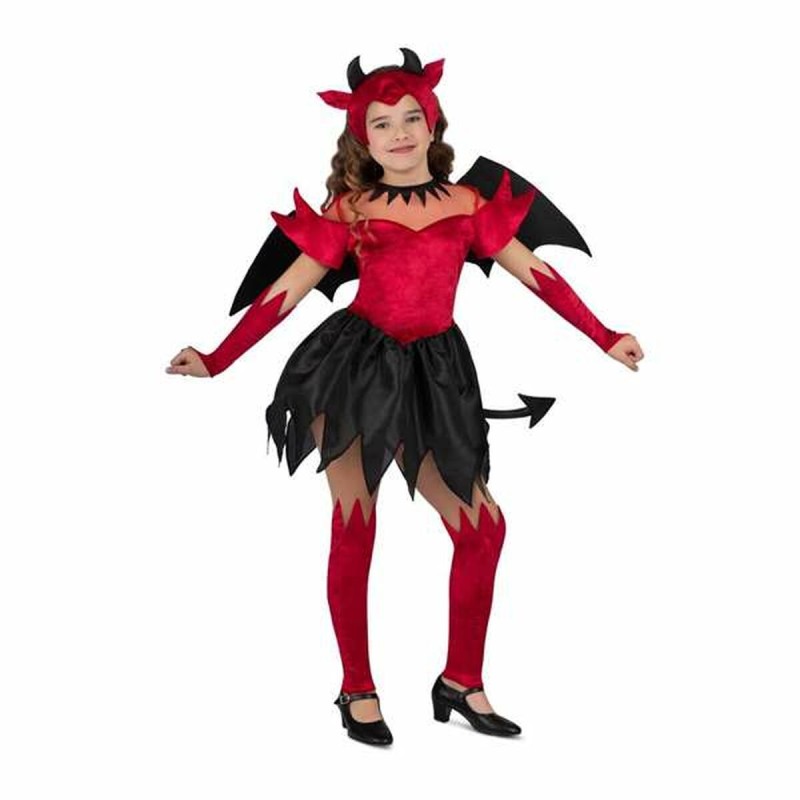 Costume per Bambini My Other Me Diavolo Donna 7-9 Anni Costume per Bambini My Other Me Diavolo Donna 7-9 Anni