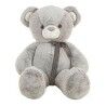 Orsetto di Peluche Grigio Rosa Poliestere Acrilico 75 cm