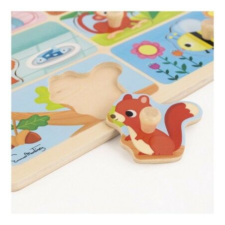 Puzzle di Legno per Bambini Goula My Favourite Food Legno