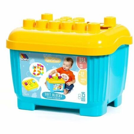 Set di Costruzioni Moltó Blocks & Puzzles 15 Pezzi