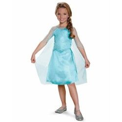 Costume per Bambini Disney Frozen Elsa Azzurro 7-8 Anni