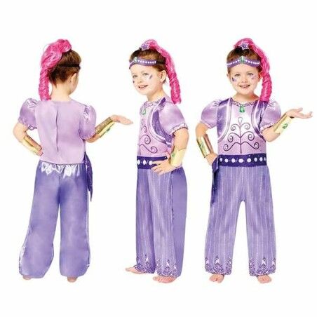 Costume per Bambini Viola 6-8 Anni