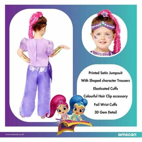 Costume per Bambini Viola 6-8 Anni