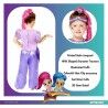 Costume per Bambini Viola 6-8 Anni