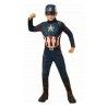 Costume per Bambini Captain America Avengers Rubies 700647_L Azzurro Bianco Rosso Argentato Argento L