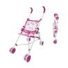 Carrozzina per Bambole Reig Pieghevole Rosa 25,5 x 41,5 x 55,5 cm