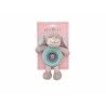 Peluche con Sonagli Cane Verde 25cm
