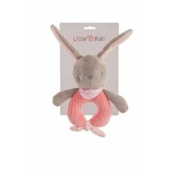 Peluche con Sonagli Coniglio Rosa