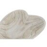 Vassoio per aperitivi DKD Home Decor Marrone Chiaro Naturale Cuore Tropicale 35 x 24 x 4 cm