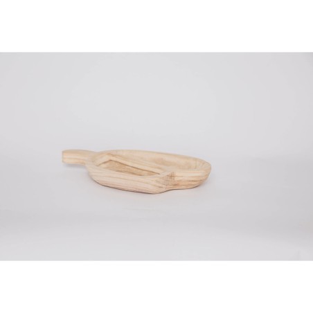 Vassoio per aperitivi DKD Home Decor Marrone Chiaro Naturale Tropicale 38 x 21 x 5 cm 30 x 21 x 5 cm